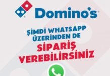 Domino’s’tan Mobil Siparişte WhatsApp Devri! Dominos_whatsapp