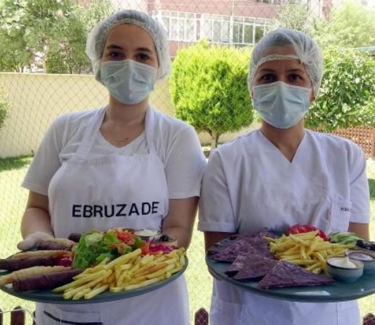 Edirne’de Mor Yufka Üretildi mor yufka