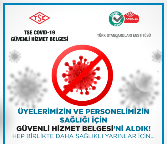 EİB’nin Covid-19 Önlemleri TSE Tarafından Tescillendi EGE covidbelge