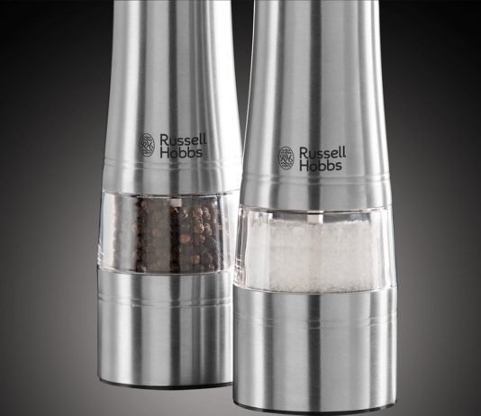 Yemekleriniz “Tek Tuşla” Lezzetlenecek Russell Hobbs Classics Tuz & Karabiber Öğütücü