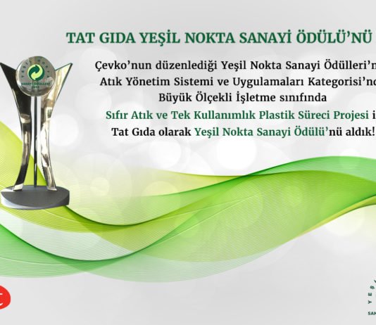 Tat Gıda’ya Yeşil Nokta Sanayi Ödülü Tat_odul
