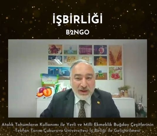Tekfen Tarım’ın Yerli ve Milli Buğday Çalışmasına Ödül Tekfen Tarım İş Birliği-B2NGO