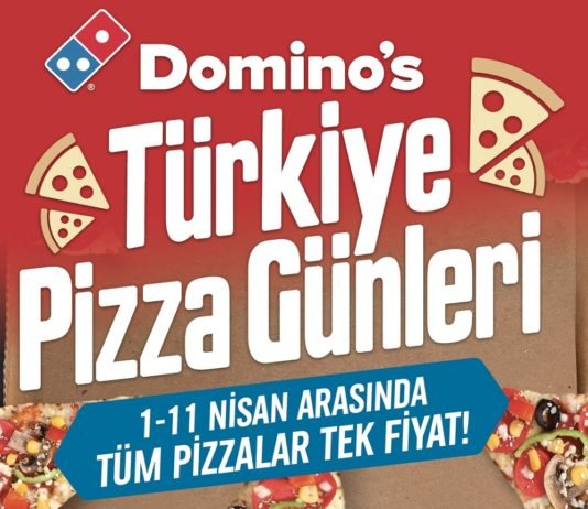 Domino’s Türkiye Pizza Günleri Boyunca Tüm Pizzalar Tek Fiyata Domino’s Türkiye Pizza Günleri başladı!