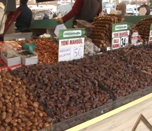 Ramazan Ayı Yaklaşınca Hurmalar Tezgahlarda Yerini Aldı hurma fiyatları