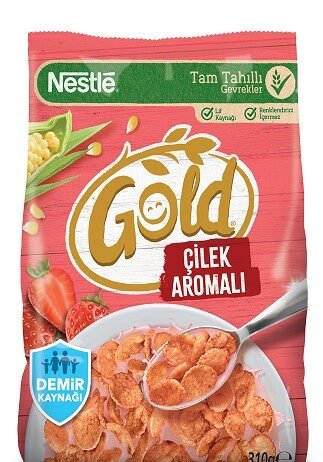 Nestlé Kahvaltılık Gevrekler, Gold Corn Flakes’in demir içeren Çilek Aromalı ve Kakaolu yeni lezzetleriyle kahvaltılara yenilik getiriyor!