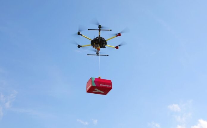 Yemeksepeti, Drone’la İlk Yemek Teslimatını Başarıyla Gerçekleştirdi