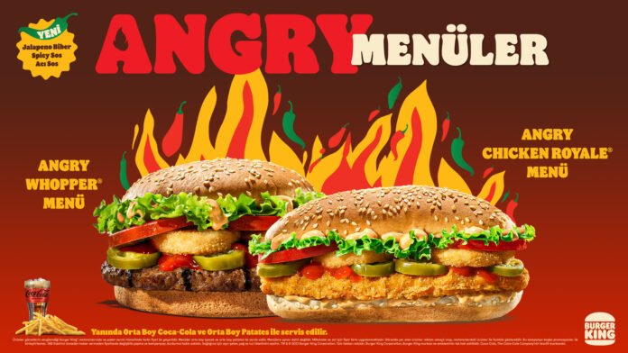 Burger King®’ten acı lezzet sevenler için yeni ürünler: