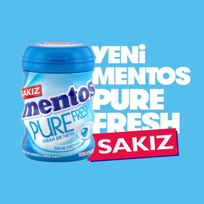 Mentos Sakız ferahlığı artık Türkiye’de!