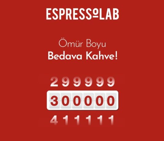 Espressolab, “Ömür Boyu Bedava Kahve” Kampanyası Başlatıyor